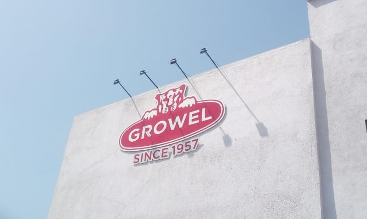 Growel Corporate Signage sheet metal fabrication